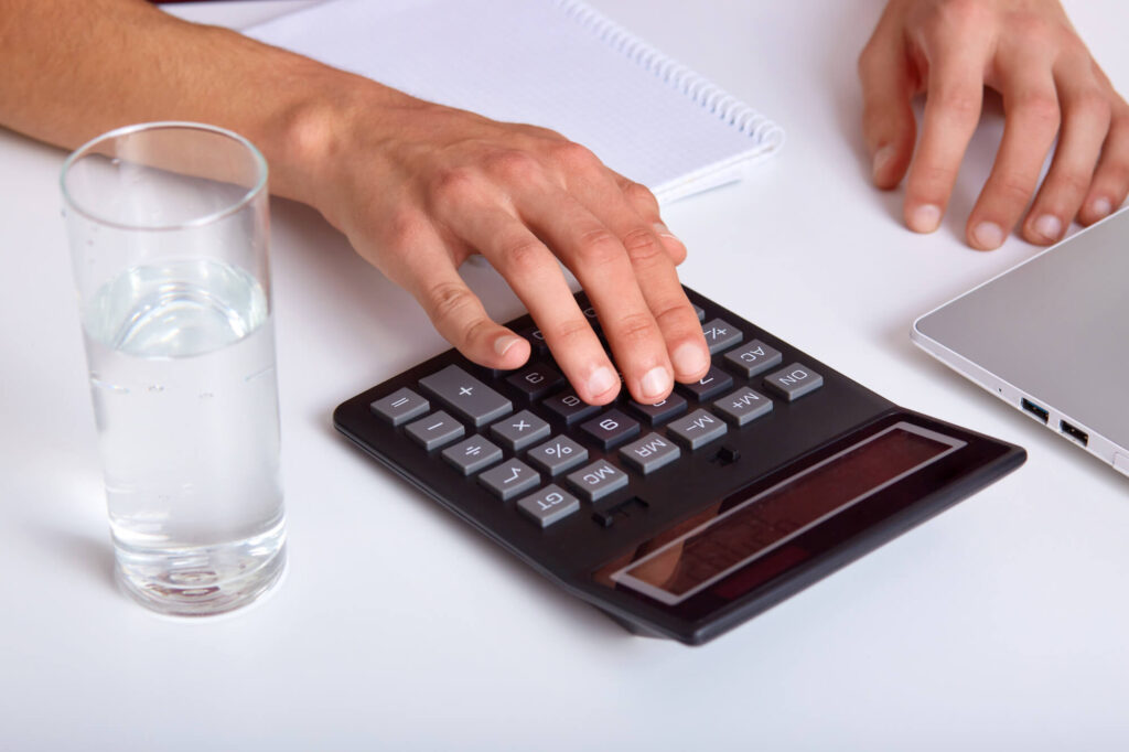 vandindtag beregner fitness fitnet